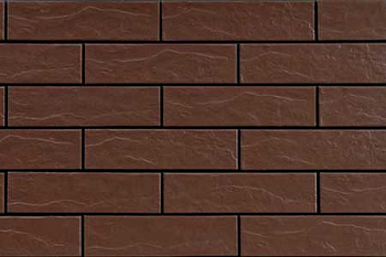 Клинкерная плитка  CERRAD-Elewacja rustico brazowa